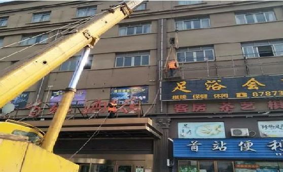 兴化安装较高的门店招牌有什么好的方法？